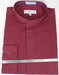 Daniel Ellissa Men's French Cuff Shirt Burgundy