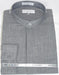 Daniel Ellissa Men's French Cuff Shirt Grey ~ Black