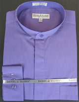 Daniel Ellissa Men's French Cuff Shirt Lavender