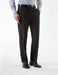 Fitted No Pleat Slacks Men's Black Slim Fit Dress  tapered Men's dress  Pants