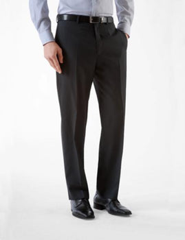 Men'S Dacron Polyester Black Somerset Double-Pleated Slacks / Dress Pants Trouser - Image 7