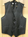 Black Groomsmen Dress Tuxedo Wedding Vest ~ Waistcoat ~ Waist coat  & Tie set Buy 10 of same color Tie For $25 Each - Men's Neck Ties - Mens Dress Tie - Trendy Mens Ties
