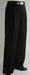 Black Wide Leg Dress Pants Pleated Baggy Dress Trousers Unhemmed Unfinished Bottom - Cheap Priced Dress Slacks For Men On Sale