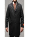Mens Car Coat Three Quarters Length Men'S Dress Coat Black Wool Men'S Carcoat ~ Designer Men'S Wool Men'S Peacoat Sale Long Jacket