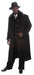 Men's Dress Coat Luxurious Long  Maxi Coat Suit Black Fur Lapel + Matching Suit inside