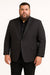 Pinstripe Blazer in Black Pinstripe Almost Dark Charcoal Grey Pinstripe Sport Coat - 1920s Pattern Sport Coat