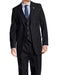 Men's Heather Dark Gray Classic 1920s Suny 3 Piece Vested Suit
