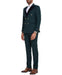 Dark Green 2 Piece Slim Fit Double Breasted Tuxedo