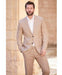 Dark Tan Linen ~ Taupe ~ Khaki Suit - Mens Linen Suit