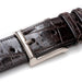 Genuine Alligator Mens Blue Belt - Mezlan Brand