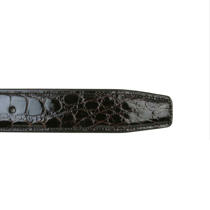 Genuine Alligator Mens Blue Belt - Mezlan Brand