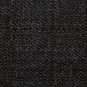 Saco vaquero - Western Sport Coat - Western Blazer- Mens Two Button Classic Fit 100% Wool Sport Coat Blazer In Dark Brown Windowpane Plaid