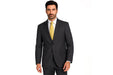 Dark Charcoal Multi Pinstripes Business Cheap Priced Business Suit Clearance Sale Super 120'S Wool Available In 2 Or 3 Buttons Style Regular Classic Cut Non Back Vent Coat Style