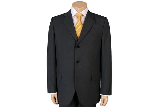 3/4 Buttons Men'S Dress Business Charcoal Gray 100% Super Year Round Cheap Priced Business Suits Clearance Sale - Color: Dark Grey Suit