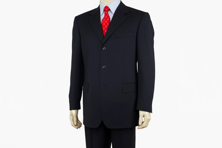 Men'S Dark Navy Blue Suit For Men Discount Cheap Priced Dress 2 Or Three - 3 Buttons Cheap Business Suits Clearance Sale For Men