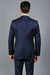 Mantoni Suit - Signature Menswear Wool Fabric SuitsOutlet - Brand Men's Pinstripe Dark Navy Blue Suit For Men 2-button Suit - High End Suits - High Quality Suits