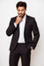 Navy Men's  2 Button Slim Fit Suit