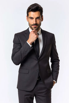 Dark Navy Two Button Classic Fit  Suit
