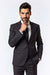 Navy Men's  2 Button Slim Fit Suit