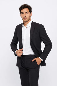 Dark Navy Two Button Classic Fit  Suit