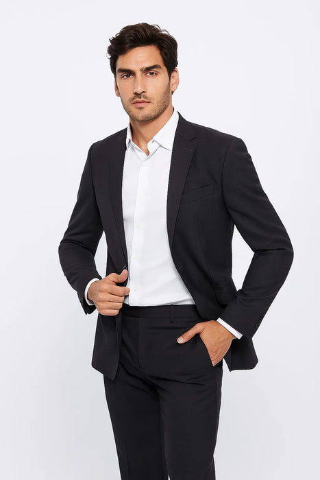 Dark Navy Two Button Classic Fit  Suit