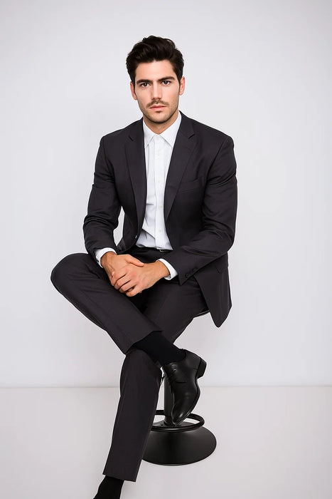 Dark Navy Two Button Classic Fit  Suit