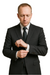 Dark Navy Wide Pinstripe 2 Button Men's Suit - Dark Blue Suit