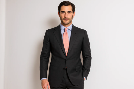 Men'S 2 Button Darkest Charcoal Gray Dress Business - Wedding 2 Piece Side Vented 2 Piece Cheap Priced Business Suits Clearance Sale For Men