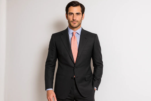 Men'S 2 Button Darkest Charcoal Gray Dress Business - Wedding 2 Piece Side Vented 2 Piece Cheap Priced Business Suits Clearance Sale For Men - Image 2