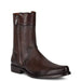 Cuadra Deer Double Zipper Brown Dress Boot