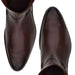 Cuadra Deer Double Zipper Brown Dress Boot