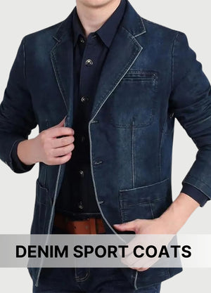 Denim Sport Coats – Casual Cool with a Structured Fit
