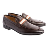 P00082 Depp with Contrast Strap- Brown