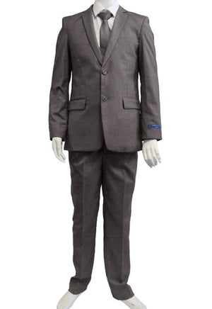 Designer Boys Suits - Medium Gray Kids Suit - Children Suit