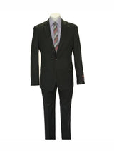 Designer Men's 2 button fully lined slim fit Black suit