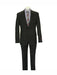 Designer Men's 2 button fully lined slim fit Black suit