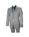 Designer Men's 2 buttons fully lined slim fit Gray suit