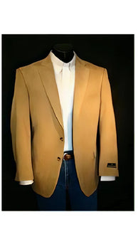 Designer Casual Cheap Priced Fashion Blazer Dress Jacket Online Men'S Camel ~ Khaki ~ Tan ~ Beige Microfiber Sportcoat