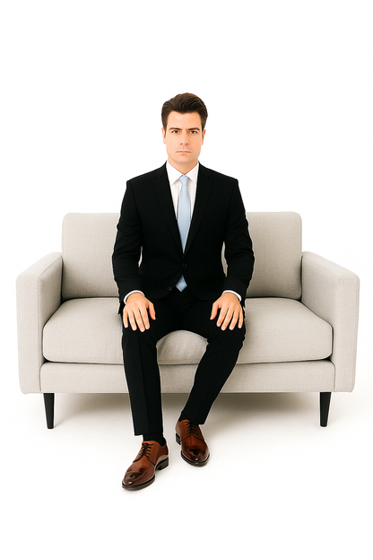 Renoir Suits - Renoir Fashion Verno Albani Men's Dark Navy Classic fit 2-Piece Suit
