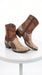 Men’s Los Altos Oryx Python Skin Short Boots, Original Python European Toe Western Dress Boots