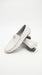Men’s White Vestigium Genuine Caiman Belly Loafers, Alligator Style Dress Shoes