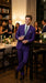 Men’s Purple Easter Suit, Modern Fit Lightweight 2 Piece Suit for Weddings, Church, Prom & Summer Events