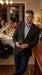 Men’s Brown 2 Button Dress Casual Blazer with Notch Lapel, Fashion Sport Coat