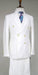 Double Breasted Blazer with Gold Buttons - White Sport Coat
