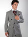 Men's Double Brested Gray Suit