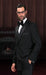 Double Breasted Men'S Black Tuxedo Super 150'S Discount Sale Designer