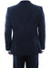 Double Breasted Slim Fit Tuxedo Navy with Black Satin Peak Lapel