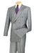 Double Breasted Window Pane Glen Plaid patterned Man Suit / Sport Jacket Blazer Patterned Fabric Gray