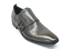 Carrucci Double Monk Buckle Cap Toe Loafer
