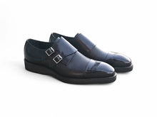 Carrucci Double Monk Strap Burnished Loafer